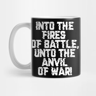 Fires and Anvil Warcry - Marines Battle Cry Mug